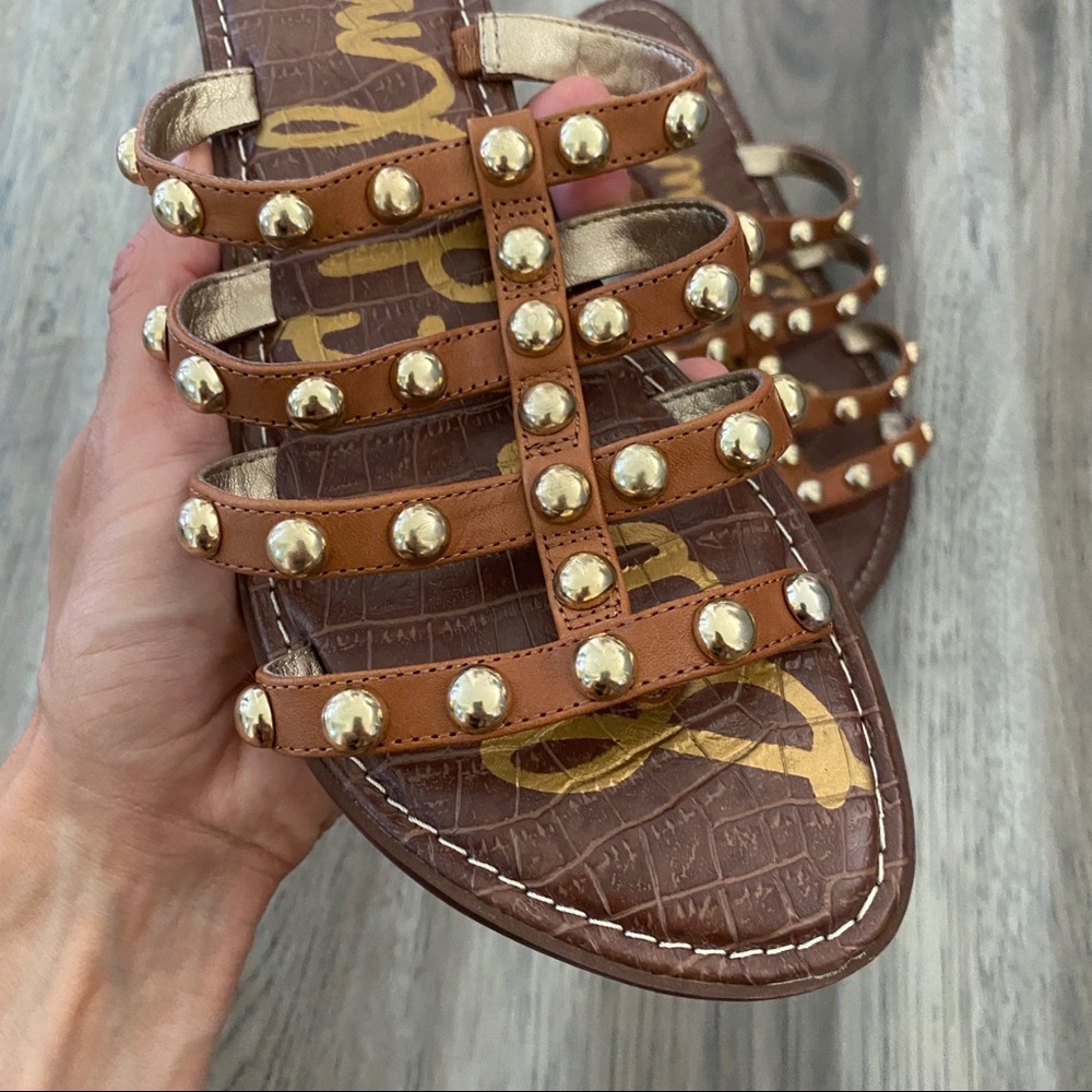 Sam Edelman Studded Juniper Heeled Sandals sz 8.5 - Picture 10 of 13